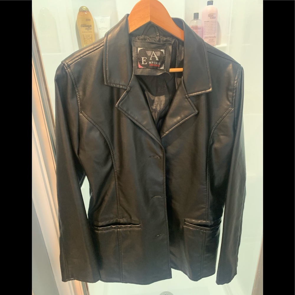 Emporio Armani Collezioni Leather Jacket